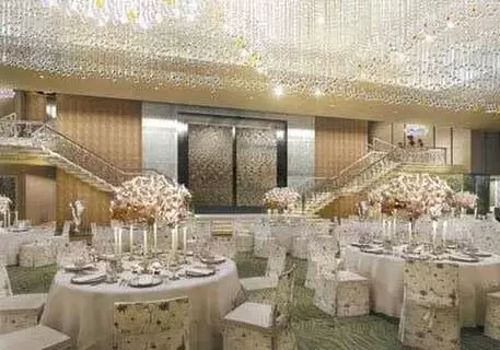 chandelier ballroom at Antilia