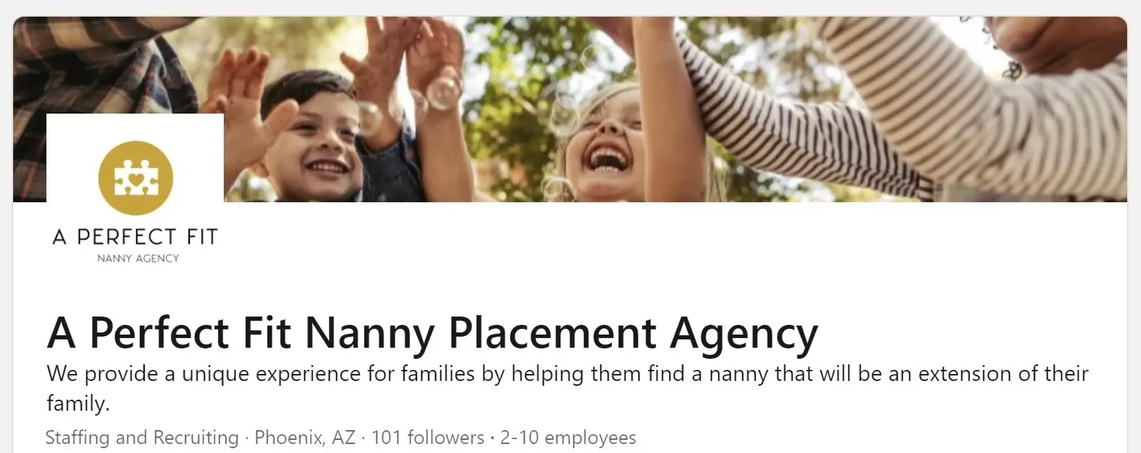 A Perfect Fit Nanny Agency on LinkedIn