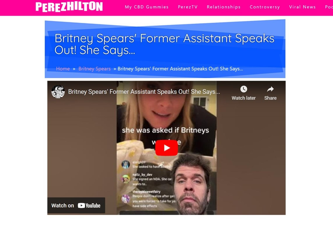 former assistant to Britney Spears speaks out