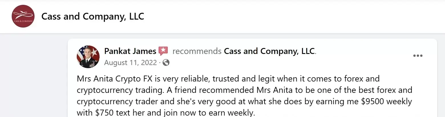 positive review of Cass & Company