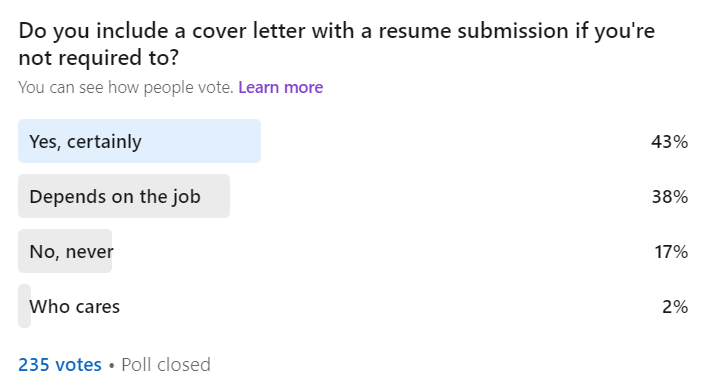 cover letter rules
