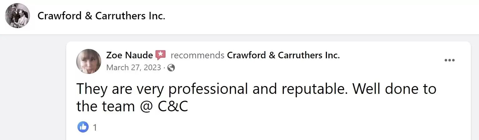 positive review of Crawford & Carruthers