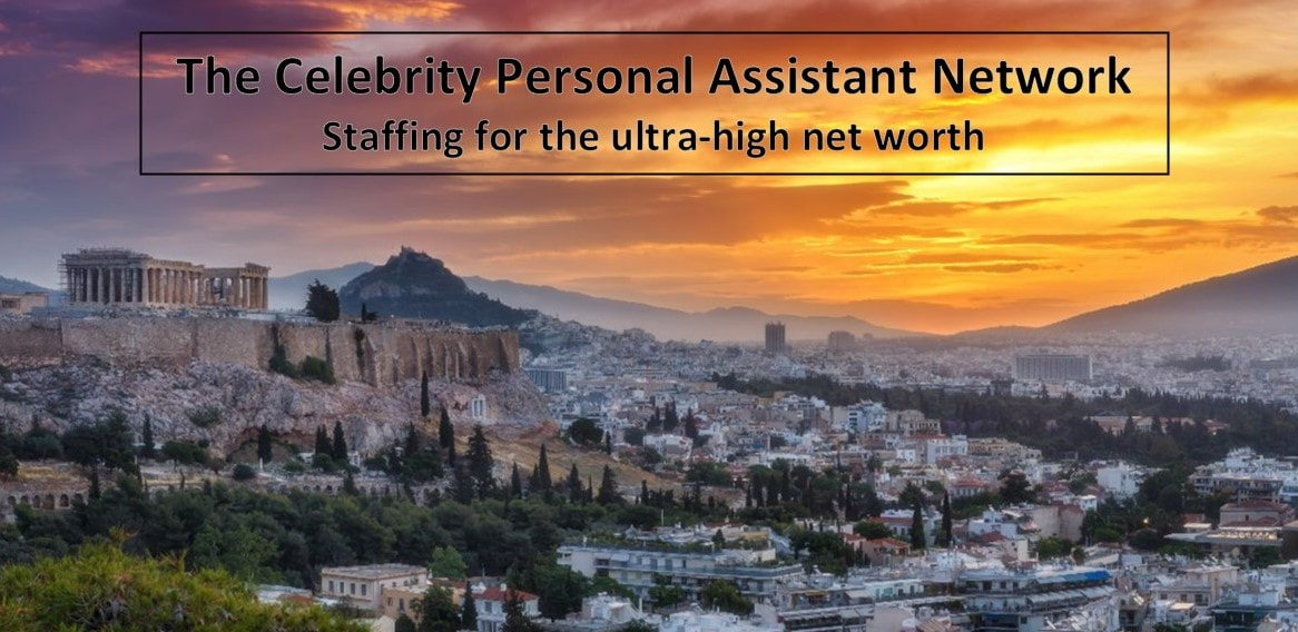 household staffing in Athens, Greece
