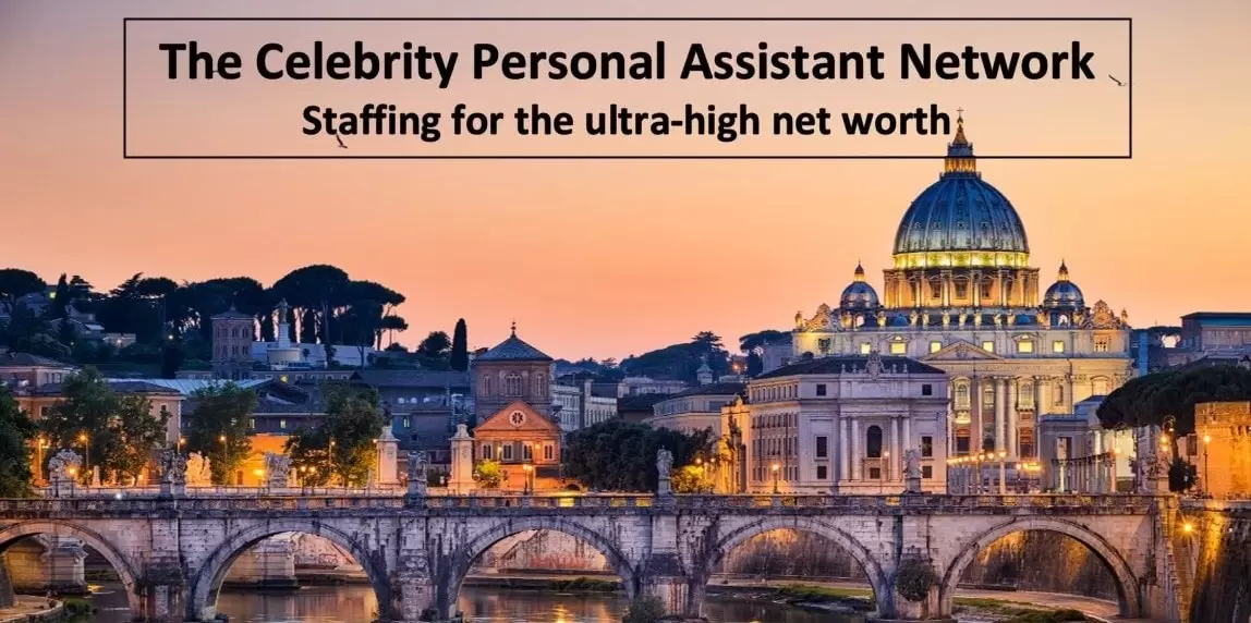 household staffing in Rome, Italy