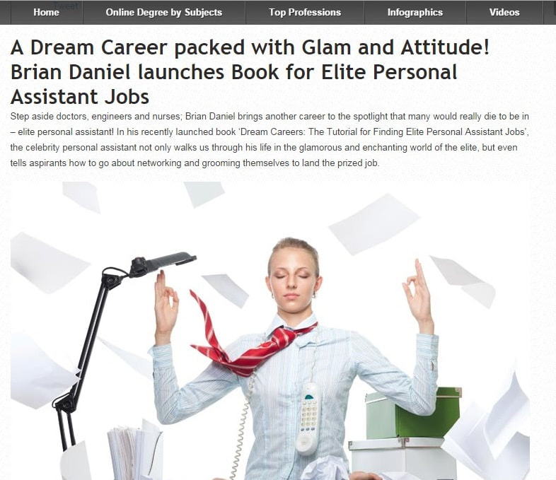 dream career personal assistant