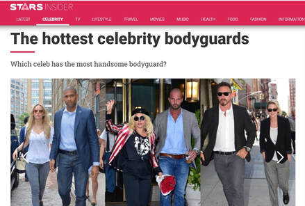 celebrity bodyguards in the press