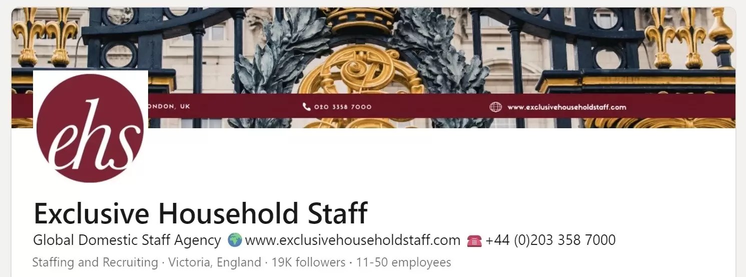 Exclusive Household Staffing on LinkedIn
