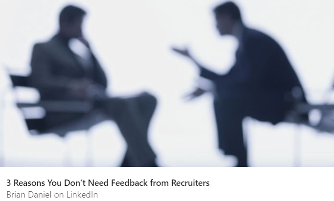 recruiter feedback