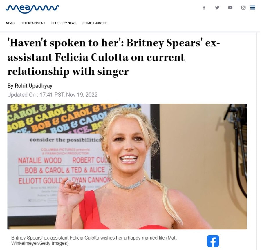 celebrity assistant to Britney Spears