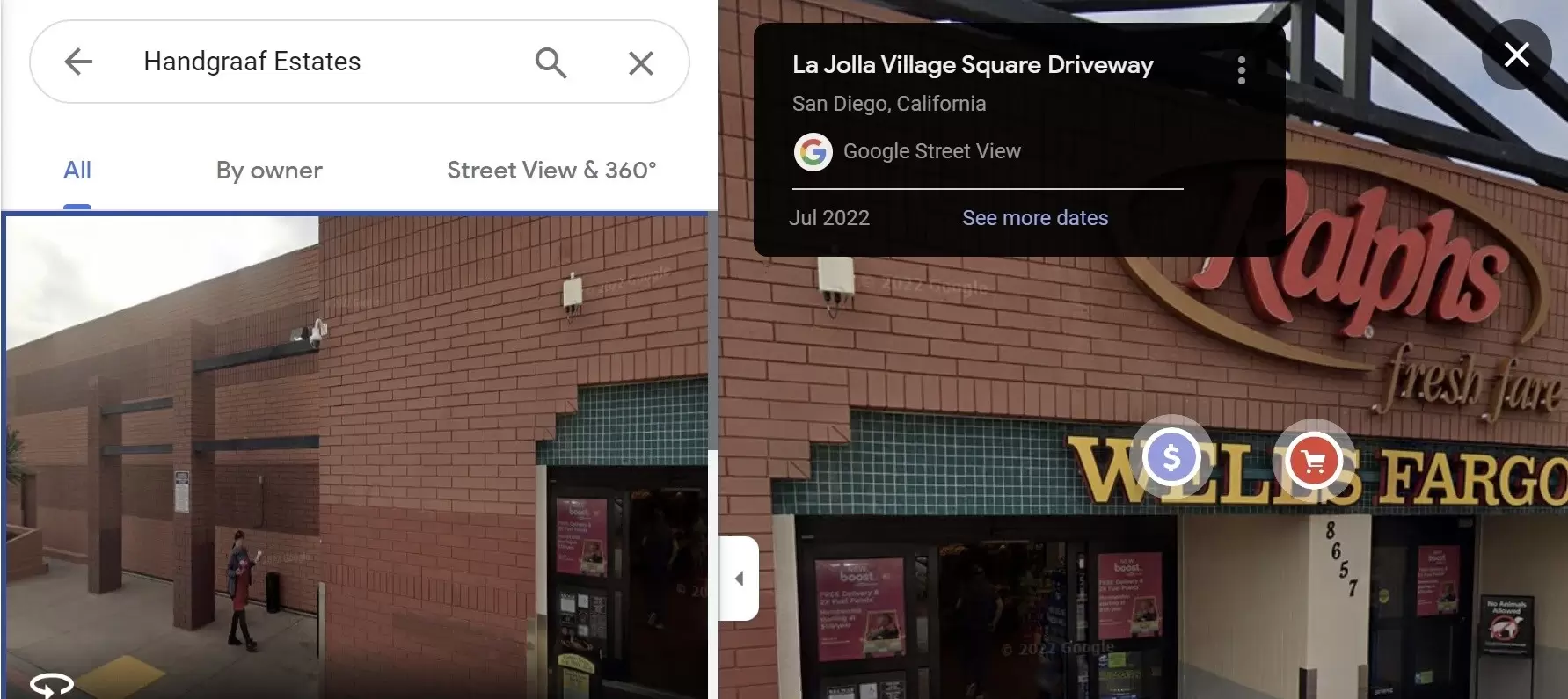 Google Street View of Handgraaf Estates