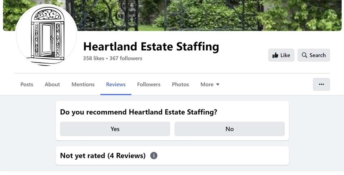 Facebook reviews of Heartland Estate Staffing