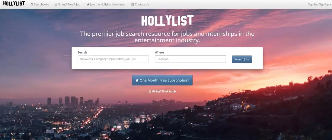 assistant jobs in Hollywood