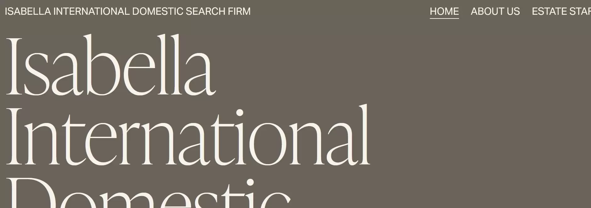 Isabella International Domestic Search Firm