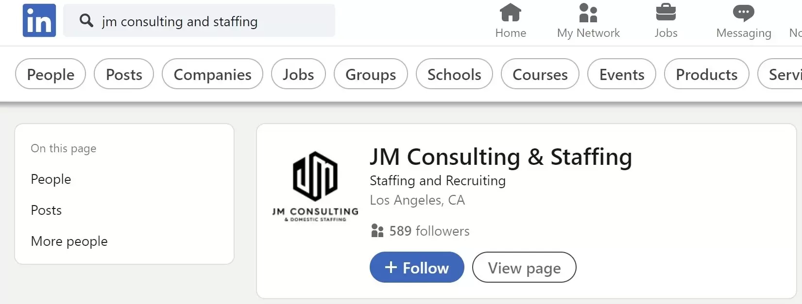 JM Consulting and Staffing