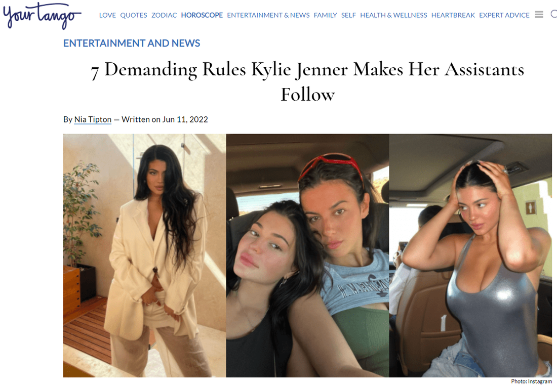 Hiring Kylie Jenner's assistant