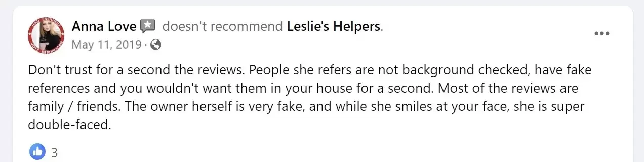 critical review of Leslie's Helpers
