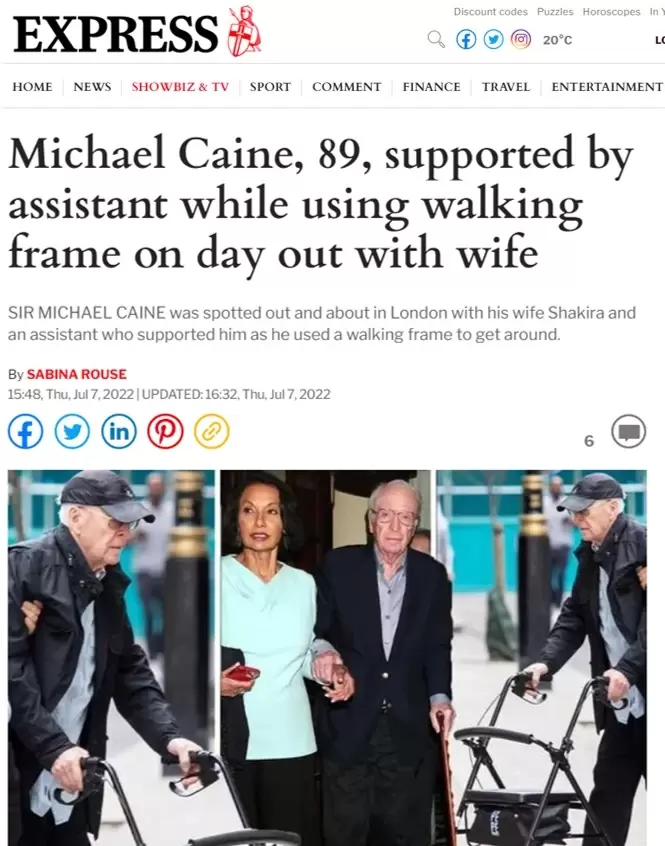 assistant to Michael Caine
