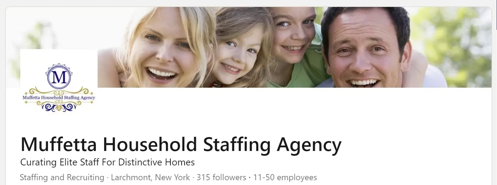 Muffetta Household Staffing Agency on LinkedIn