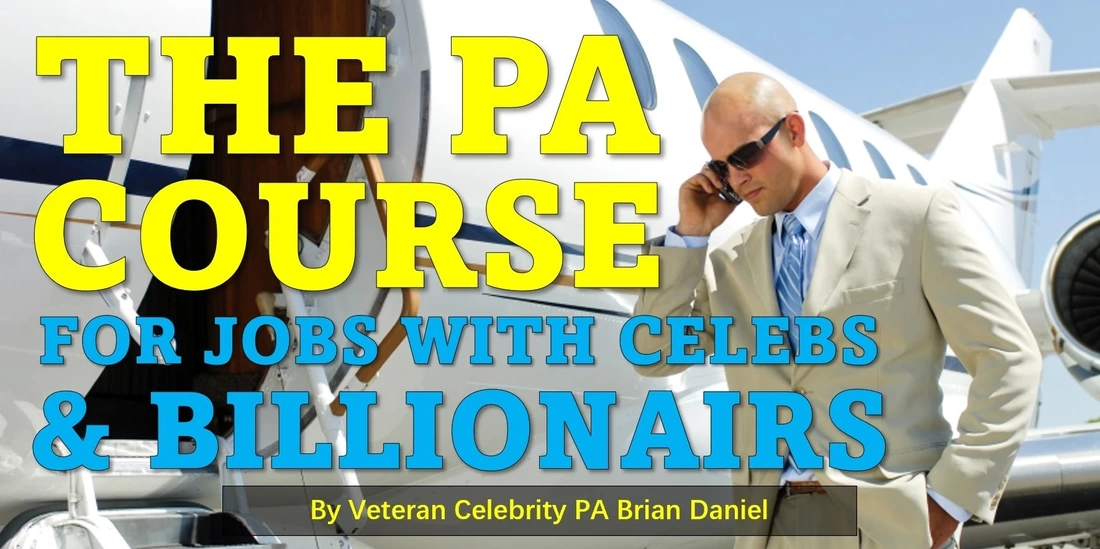personal assistant training for celebrity PA jobs