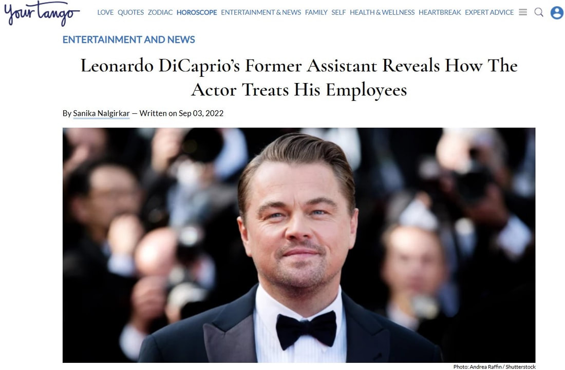 Leonardo DiCaprio's personal assistant