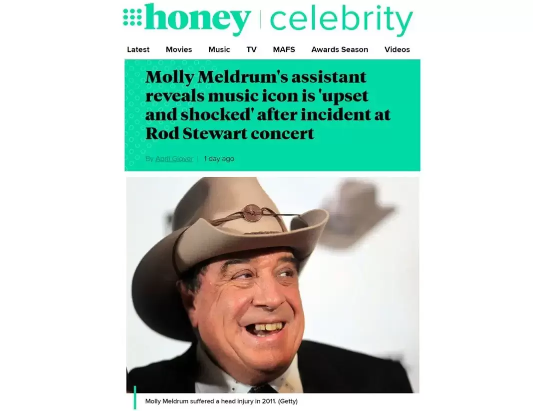 Molly Meldrum's assistant