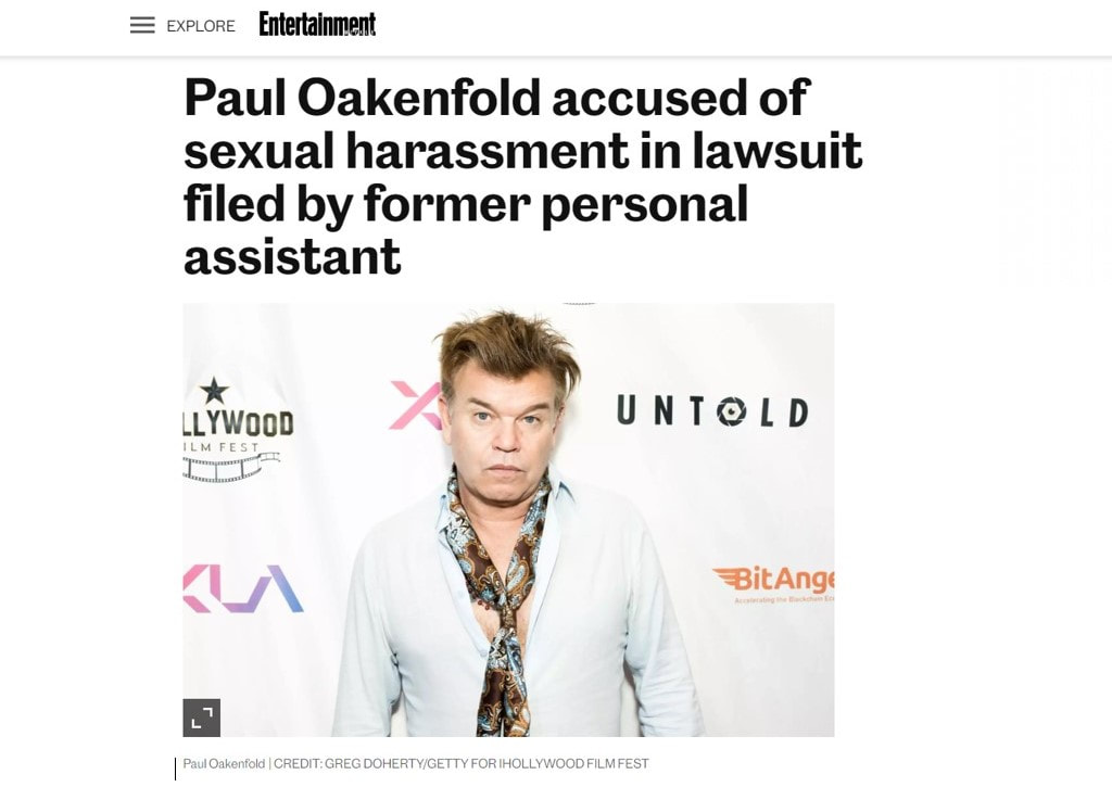 personal assistant to Paul Oakenfold