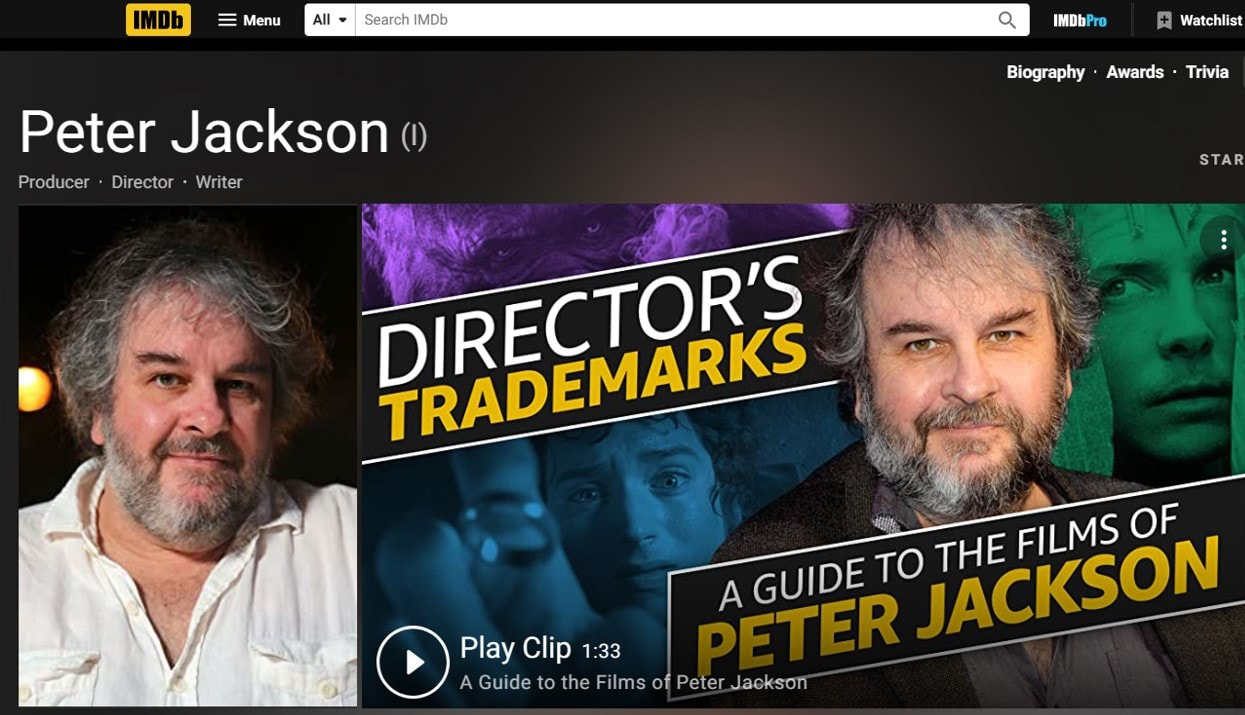 Peter Jackson's personal assistant