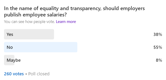 salary equality and transparency 
