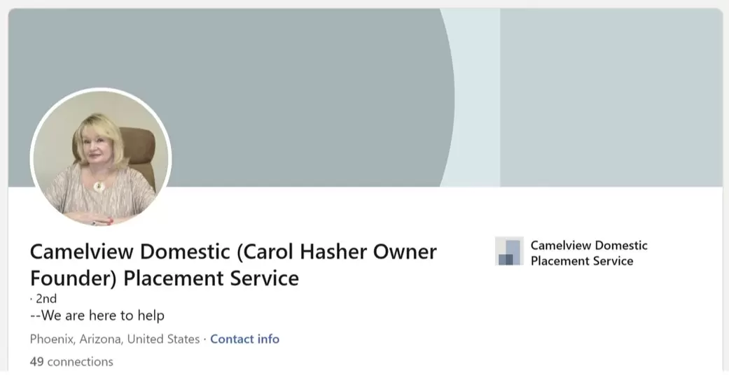 Camelview Domestic Placement on LinkedIn