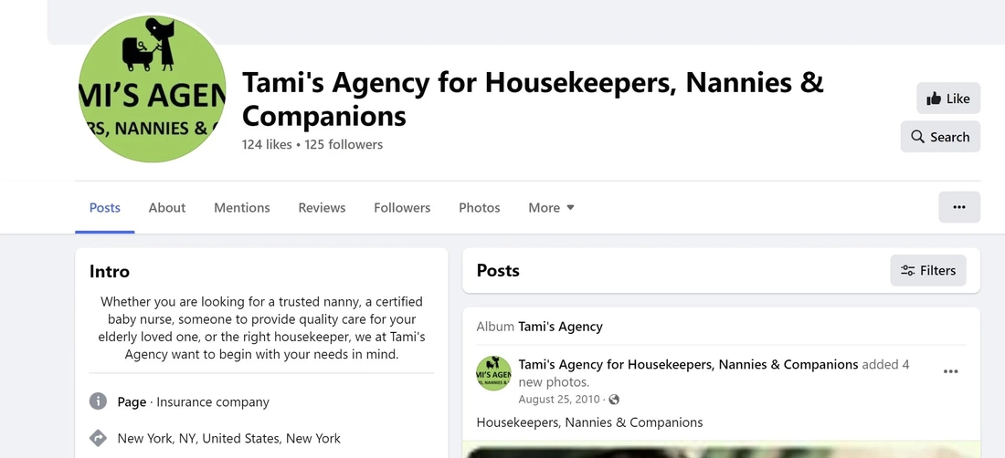 Tami's Agency on Facebook