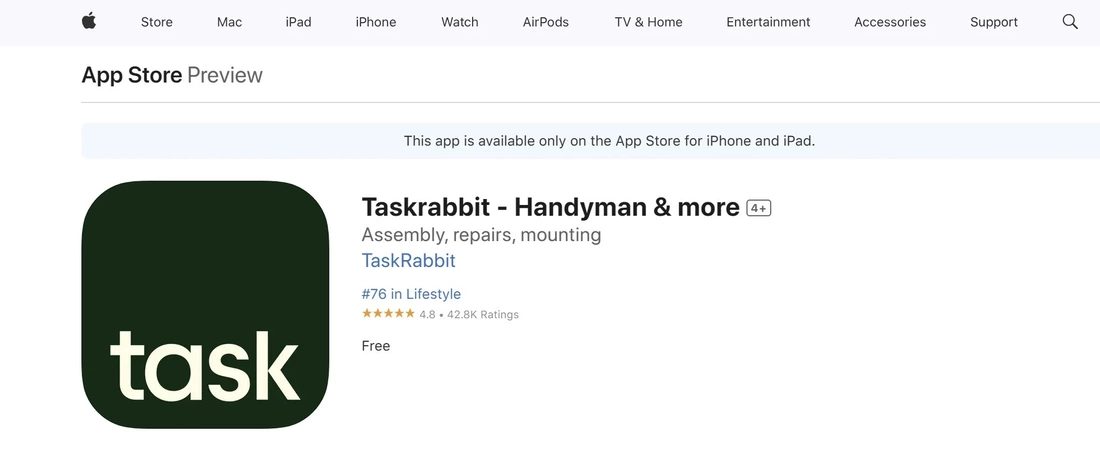 Taskrabbit app
