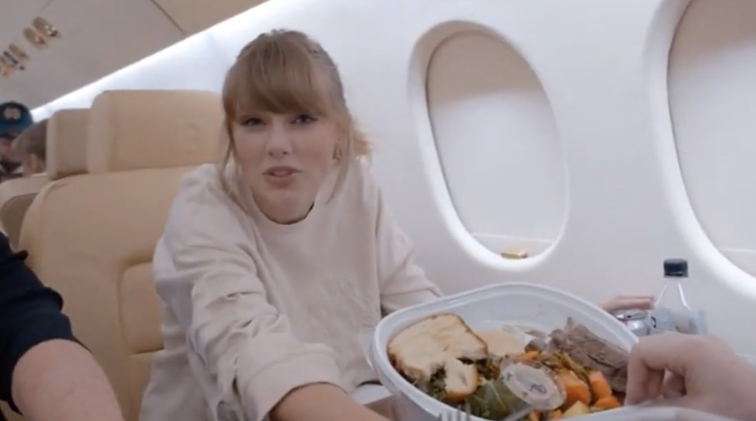 inside of Taylor Swift's private jet