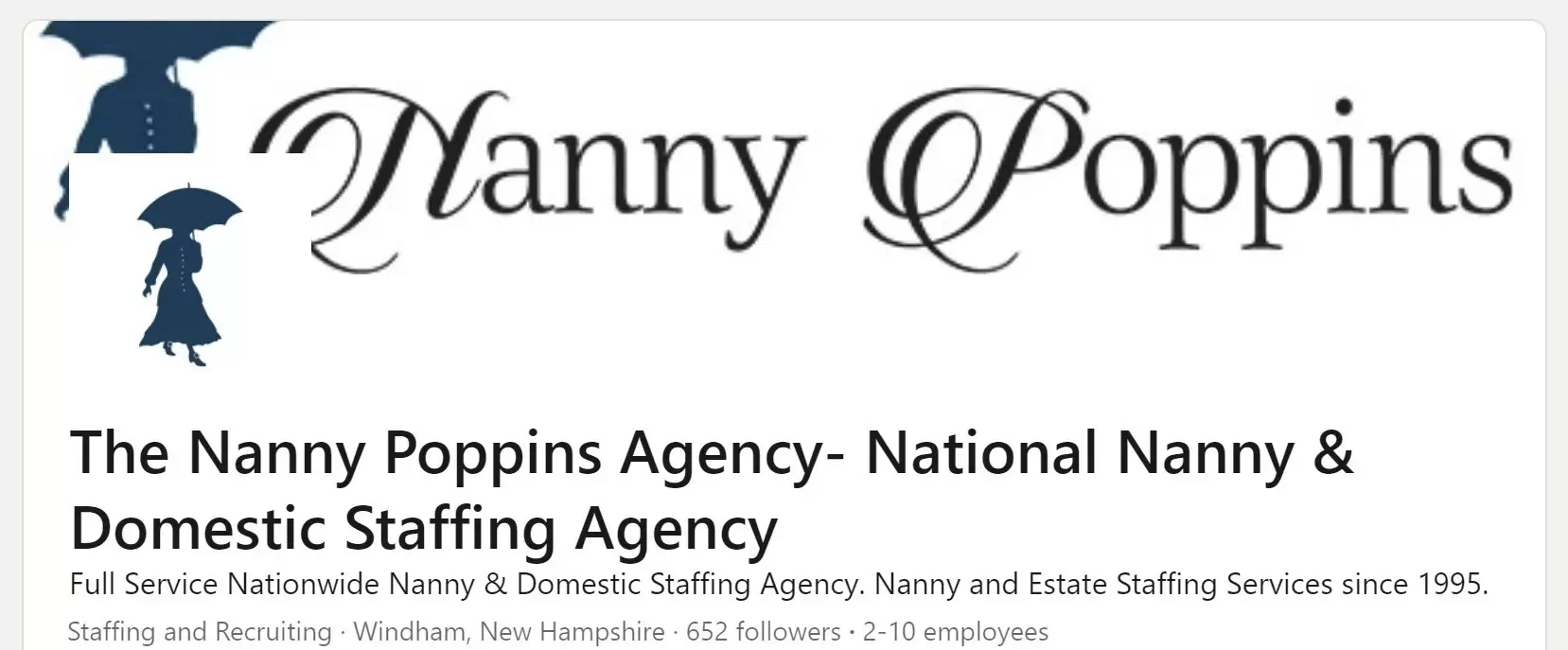 The Nanny Poppins Agency on LinkedIn