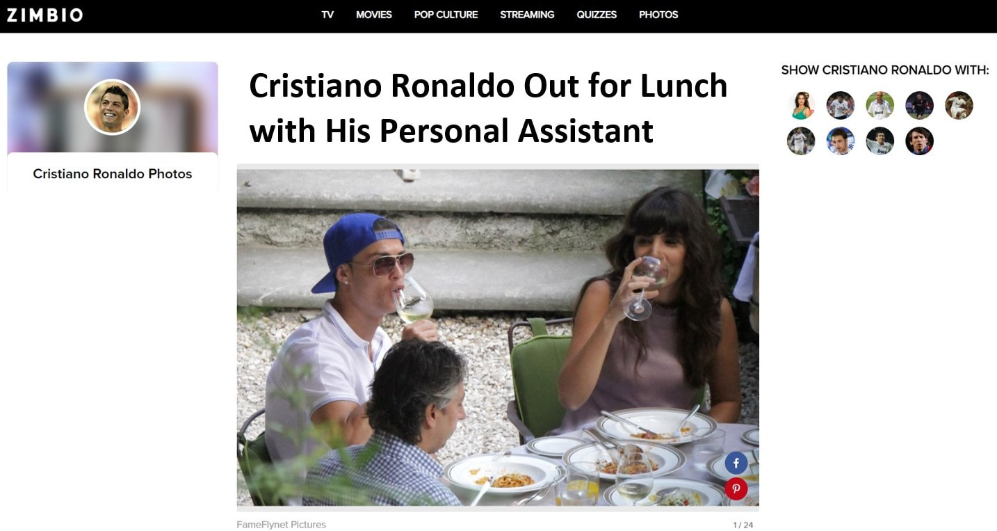 assistant to Cristiano Ronaldo